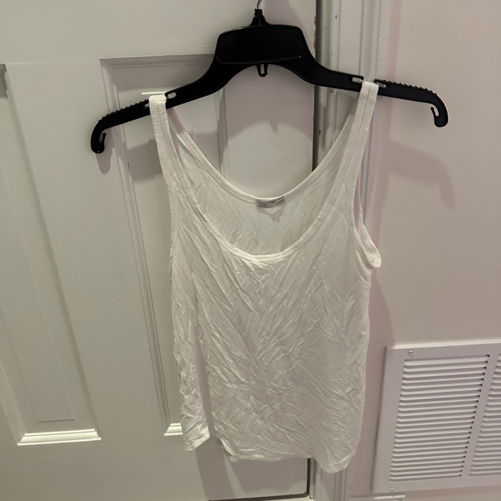 Zara White Tank Top
